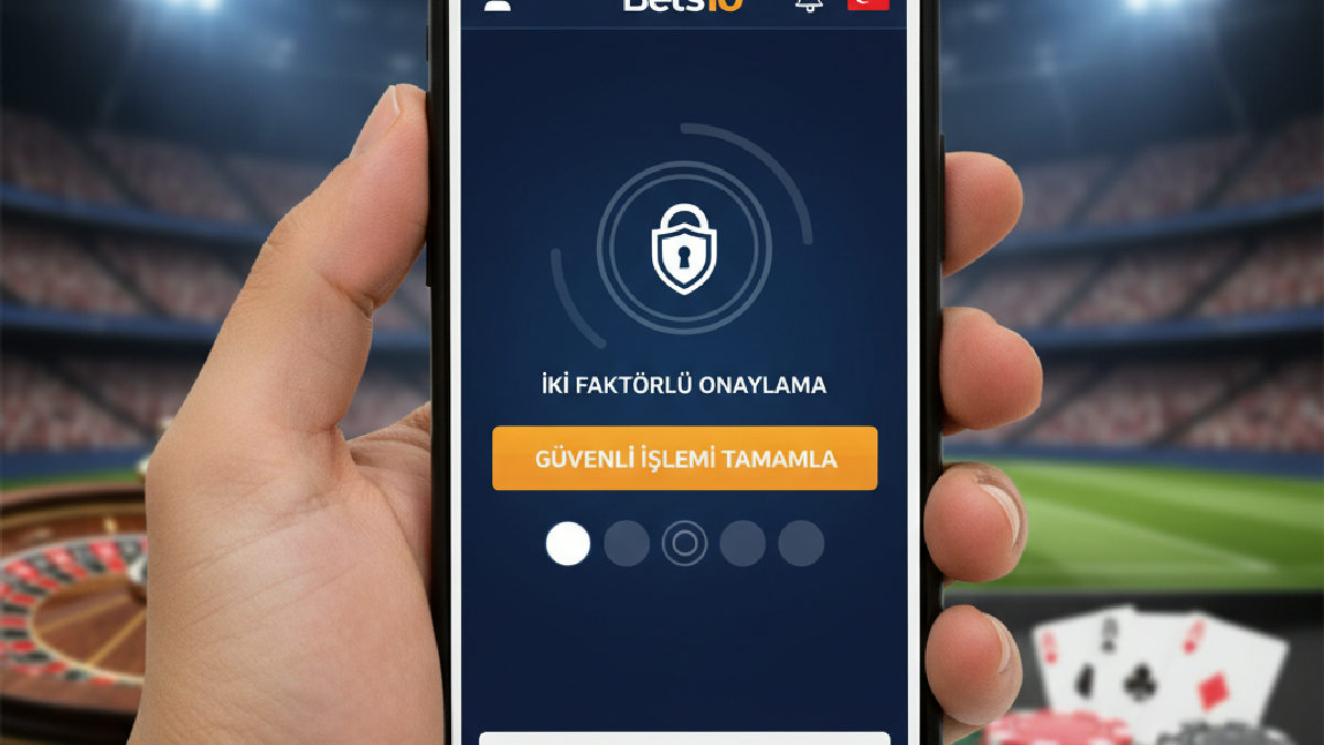 Mobil uygulama üzerinden Bets10 hesabına erişimde finansal güvenlik ve kullanıcı doğrulama adımları.