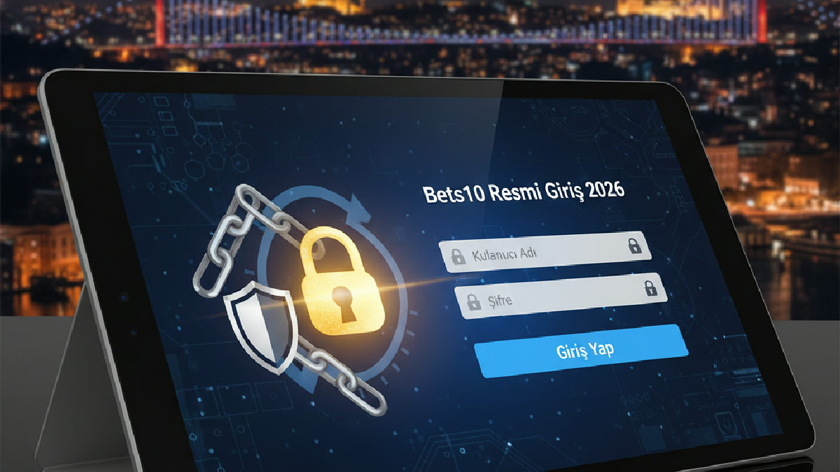 Bets10 resmi giriş ekranında gelişmiş güvenlik protokolleri ve kullanıcı kimlik doğrulama adımları.
